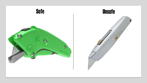 Why Use a Safety Knife vs. a Standard Utility Knife
